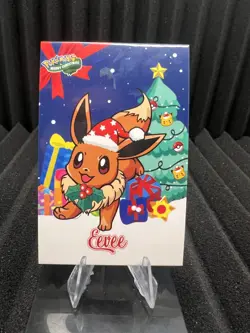 Eevee - Cracked Ice Holo - Christmas Card Database - Pokemon NM - Image 1