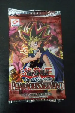YuGiOh! Pharaoh’s Servant Square Konami Logo Booster Pack! - Image 1