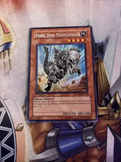 Yugioh 1x Fossil Dyna Pachycephalo 1st Edition NM/LP LODT-EN099 Secret Rare - Image 1