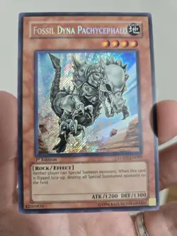 Yu-Gi-Oh! Fossil Dyna Pachycephalo 1st Edition LODT-EN099 - Image 1