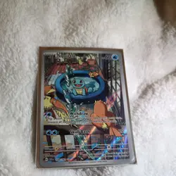 Pokemon Squirtle TCG Full Art Holo Card 148/142 Stellar Crown Illustration Rare - Image 1