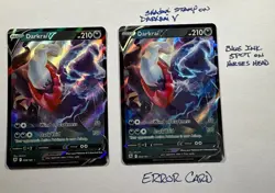 Darkrai V 098/189 Ultra Rare ERROR Card Astral Radiance Pokemon Holo Foil NM - Image 1