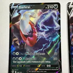 Darkrai V 098/189 Ultra Rare ERROR Card Astral Radiance Pokemon Holo Foil NM - Image 2