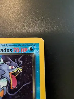 Dark Gyarados Holo Rare Unlimited - Team Rocket 8/82 - Vintage Pokemon Card MP - Image 3