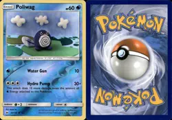 Poliwag 30/149 LP Reverse Holo Cute Clouds Asako Ito Crocheted Art Pokemon Card - Image 1