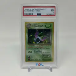 [PSA 7] Dark Golbat Rocket Gang 042 Old Back Holo Japanese Pokemon Card [NM] - Image 1