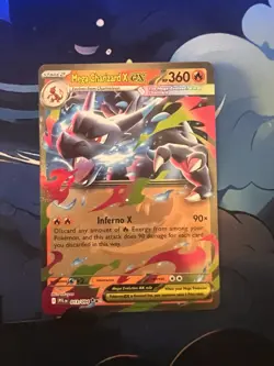 Pokemon Mega Charizard X Ex Double Rare 013/094 Holo NM Card Phantasmal Flames - Image 1