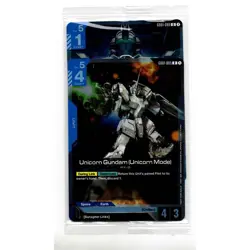 Gundam Card Game GD01-005 Unicorn Gundam GD01-088 Banagher Links FOIL SEALED - Image 1