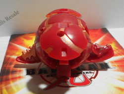 BakuganSaurus Red Pyrus Open Core B1 Classic 400G - Series 1 Saurus Gate Card - Image 2