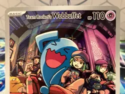 Team Rocket's Wobbuffet 203 Sv: Scarlet & Violet Promo Cards Holo - Image 2