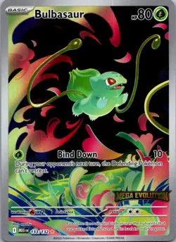 Bulbasaur - (Mega Evolution Stamped) Illustration Rare Miscellaneous Cards & Pro - Image 1