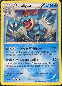 Feraligatr - (Cosmos Holo) 017/119 Blister Exclusives Holo - Pokemon Card - Image 1