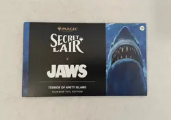 MTG Secret Lair x Jaws Terror of Amity Island Rainbow FOIL Edition - Sealed New - Image 1