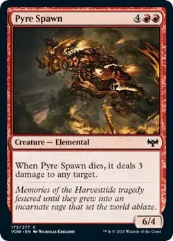 Pyre Spawn 173 LP Foil Innistrad: Crimson Vow MTG EN - Image 1