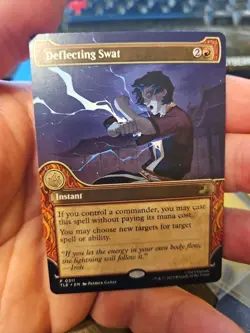 MTG - Avatar: The Last Airbender Eternal - Deflecting Swat - Showcase - NM - NF - Image 1