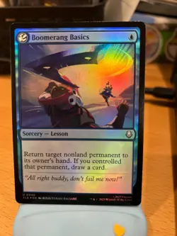 Boomerang Basics - Foil - Avatar The Last Airbender, NM [Magic MTG] - Image 1