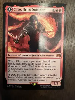 Clive, Ifrit's Dominant : MTG / Final Fantasy #0133 / NM - Image 1