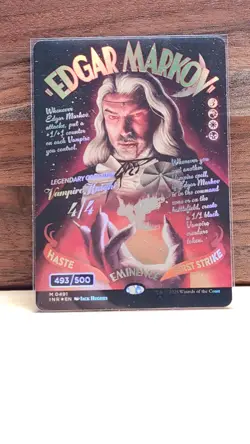 Edgar Markov Serialized 493/500 NM - Image 1