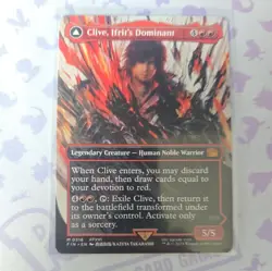 Clive, Ifrit's Dominant (Borderless) (0318) Non Foil Final Fantasy MTG - Image 1