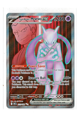 Pokemon TCG: Team Rocket's Mewtwo ex 213/182 - Sv10: Destined Rivals Holo - NM/M - Image 2