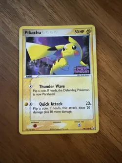 Pikachu | 78/110 Holon Phantoms | Reverse Holo [Stamped] Pokemon TCG - Image 1