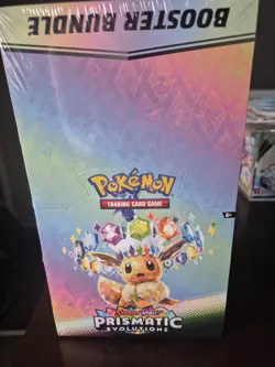 Pokemon TCG Prismatic Evolutions Booster Bundle x10 Display Case - Image 1