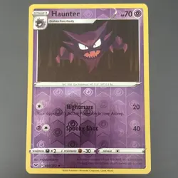 Haunter 084/202 Sword & Shield Base Reverse Holo Pokemon Card - Image 1