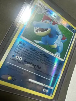 2007 Pokemon TCG Feraligatr 8/123 Mysterious Treasures Reverse Holo - Image 2
