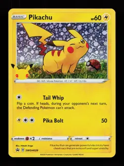 Pikachu SWSH039 Promo Miscellaneous Cards & Products Pokemon Card - Image 1