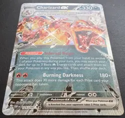 Charizard Ex 125/197 Double Rare Obsidian Flames Pokemon TCG NM - Image 2