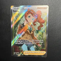 Pokemon TCG Sonia Rebel Clash Holo Full Art Ultra Rare Card 192/192 NM Mint - Image 1