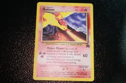 1999 -2000 Pokemon Moltres Black Star Promo #21 XLNT - Image 1