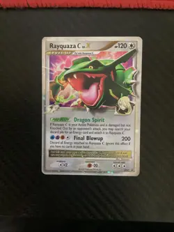 2009 Pokemon Diamond & Pearl Promos, #DP47 Rayquaza C Lv. X, Black Star Promo LP - Image 1