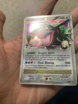 2009 Pokemon Diamond & Pearl Promos, #DP47 Rayquaza C Lv. X, Black Star Promo LP - Image 3