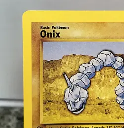 Pokemon TCG Onix 1st Edition 56/102 Base Set Vintage 1999 WOTC LP / NM - Image 3