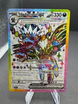 Hydreigon Ex 223/191 Ultra Rare Pokemon Surging Sparks NM - Image 1