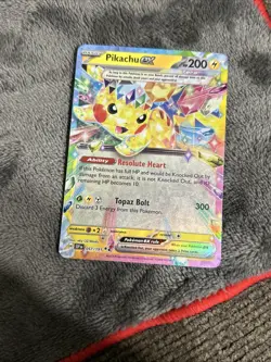 Pokemon TCG Pikachu ex 057/191 Sv08: Surging Sparks Holo Double Rare - Image 1