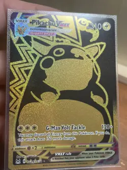 Pokemon Pikachu TCG Lost Origin VMAX Gold Holo Card TG29/TG30 2022 Secret Rare - Image 3