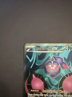 Pecharunt ex 85/64 Ultra Secret Rare Full Art Shrouded Fable Pokemon Card NM - Image 5