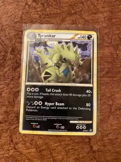 Pokemon TCG Tyranitar Unleashed Card 26/95 Regular Rare NM English - Image 3
