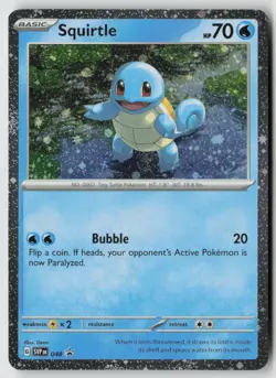 Squirtle - (Cosmos Holo) 048 - SV: Scarlet & Violet Promo Cards Holo - PTCG - Image 1
