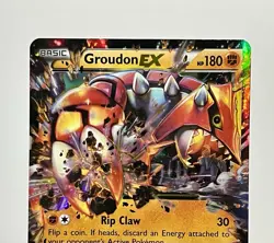 Groudon EX 85/160 (LP) Ultra Rare XY Series: Primal Clash 2015 Pokemon Card - Image 3
