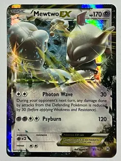 Mewtwo EX 61/162 (LP) Ultra Rare XY Series: BREAKthrough 2015 Pokemon Card - Image 1