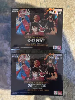 2 x One Piece Card Game OP-09 Emperors in the New World Booster Box English - Image 1