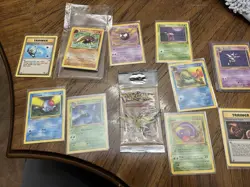 Pokemon Fossil Booster Pack | Zapdos Card Lot Freshly Pulled - Image 1