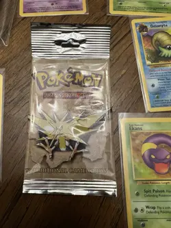Pokemon Fossil Booster Pack | Zapdos Card Lot Freshly Pulled - Image 5