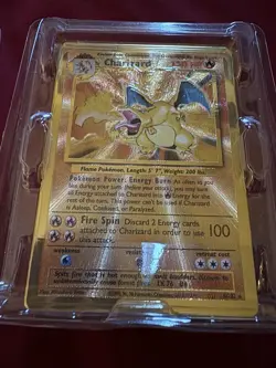 Pokemon Celebrations Gold Metal Charizard & Pikachu cards - Image 3