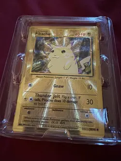 Pokemon Celebrations Gold Metal Charizard & Pikachu cards - Image 4