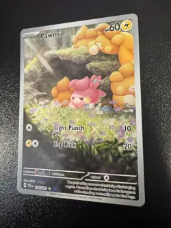 Pawmi 226/091 Full Art Illustration Rare Pokemon Card Paldean Fates NM 2024 - Image 1