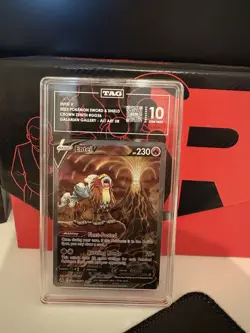 Tag 10 Entei V GG36/GG70 Crown Zenith Pokemon Card not PSA - Image 1